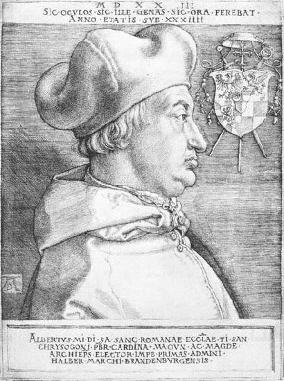 Albrecht Durer Cardinal Albrecht of Brandenburg china oil painting image